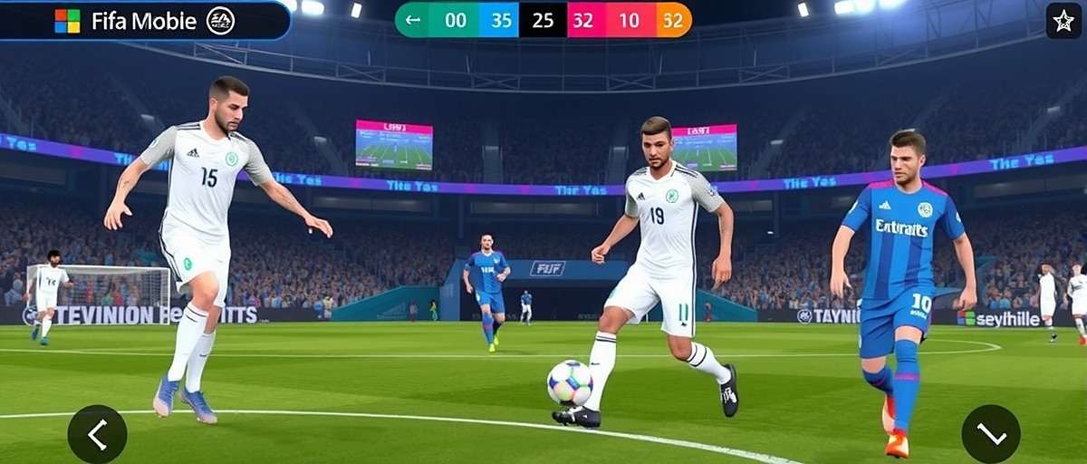 ISL players in FIFA Mobile ISL players in action during a FIFA Mobile match