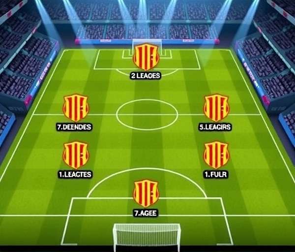 FIFA Mobile 5-2-1-2 formation 5-2-1-2 formation with five defenders and two strikers