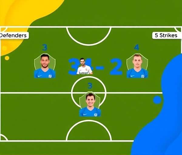 FIFA Mobile 3-5-2 formation 3-5-2 formation with three defenders, five midfielders and two strikers